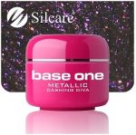 metallic 49 Dashing Diva base one żel kolorowy gel kolor SILCARE 5 g